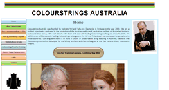 Desktop Screenshot of colourstrings.com.au